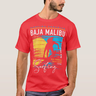 T-shirt Baja Malibu Baja Norte Mexique Surf Retro Surf D