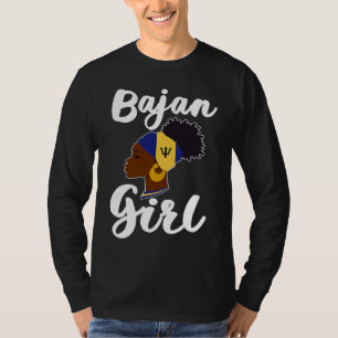 T-shirt Bajan Girl Barbadian Barbados Drapeau Racines barb
