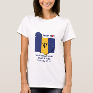 T-shirt BAJAN MOM vaut plus que Rubies PROVERBS 31