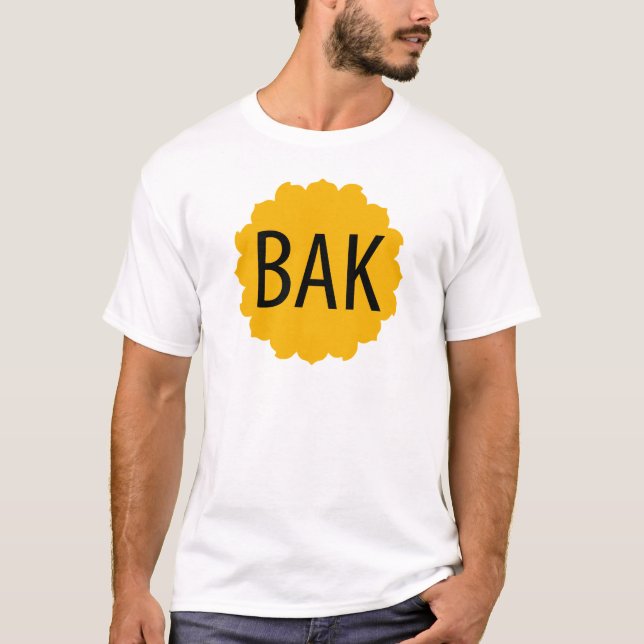T-shirt BAK - Faire du vélo à travers le Kansas (Devant)