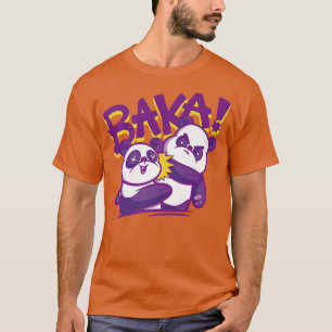 T-shirt Baka Anime Merch Japon Style Slap Japonais Panda B