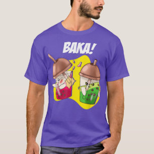 T-shirt Baka Japon manga japonais Art Anime Otaku Kawaii B