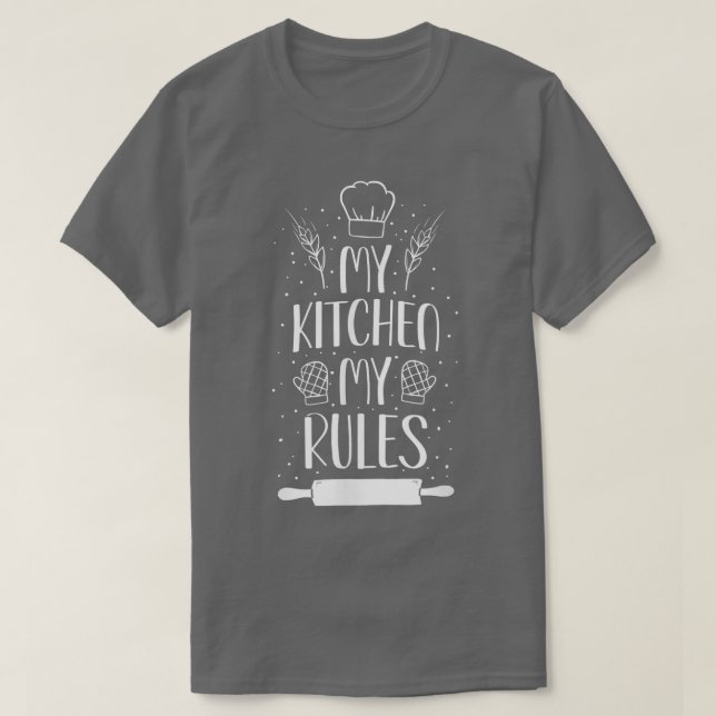 T-shirt Bake Baking Rolling Pin 55 (Design devant)