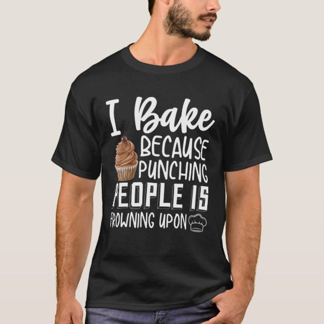 T-shirt Baker & Bake Fans of Baking Supplies & Baking Shee (Devant)