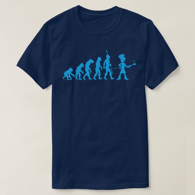 T-shirt Baker, boulangerie, évolution de la cuisson du pai (Design devant)