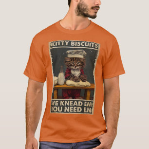 T-shirt Baker Cat Kitty Biscuits Nous Connaissons Em Vous 