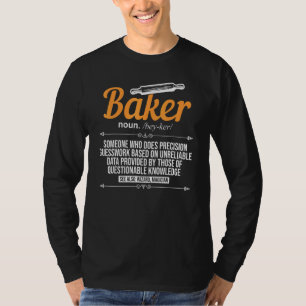 T-shirt Baker Noun Définition Humour Cuisinier Cuisinier