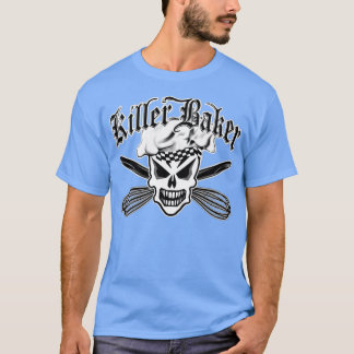 T-shirt Baker Skull 2 tueur Baker et Crossed Whisks