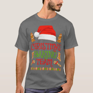 T-shirt Baker Xmas Cadeau Noël Équipe Cuisinière Cookie Ba
