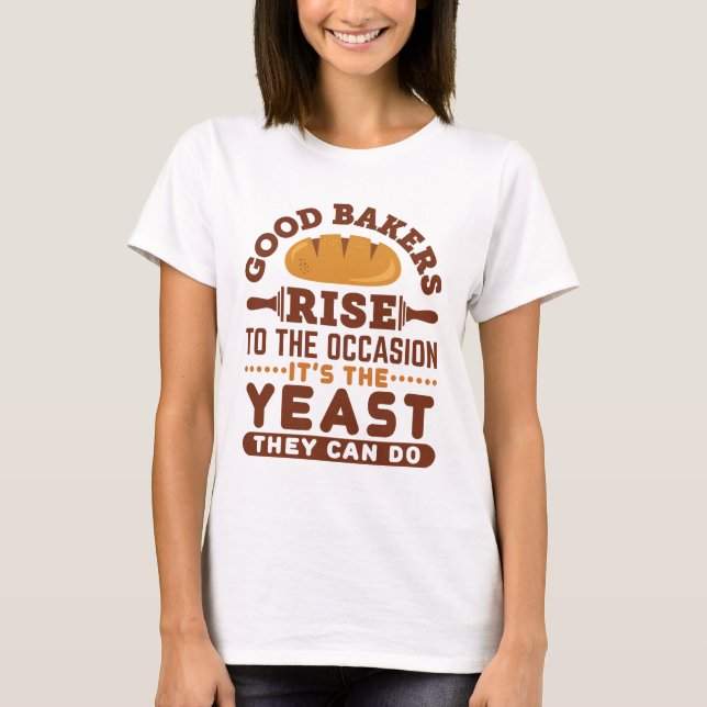 T-shirt Bakers de bonne monte à l'occasion Funny Baking (Devant)