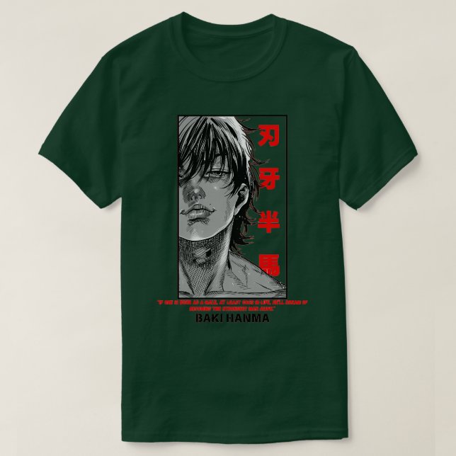 T-SHIRT BAKI HANMA (Design devant)
