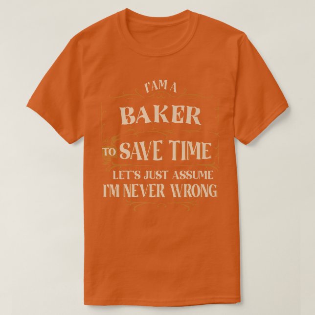 T-shirt Baking Baker Cuisine Cake Cupcake (Design devant)