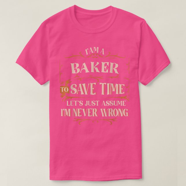 T-shirt Baking Baker Cuisine Cake Cupcake (Design devant)