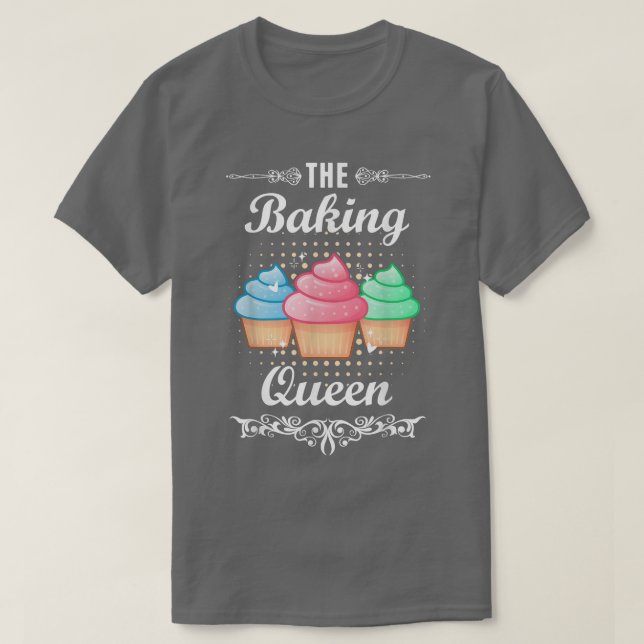 T-shirt Baking Baker Cuisine Cake Cupcake 284 (Design devant)