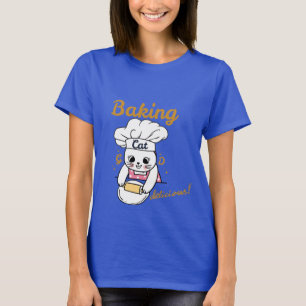 T-shirt Baking Cat DELICIEUX Bon Design - Cute Cat Baking