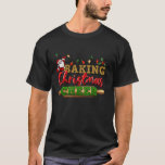T-shirt Baking Christmas Cheval Santa Claus Flammes Paj<br><div class="desc">Baking Christmas Cheval Santa Claus Lumières Pyjamas long manches</div>