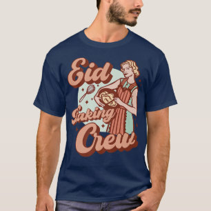 T-shirt Baking Crew Eid Moubarak pour les filles musulmane
