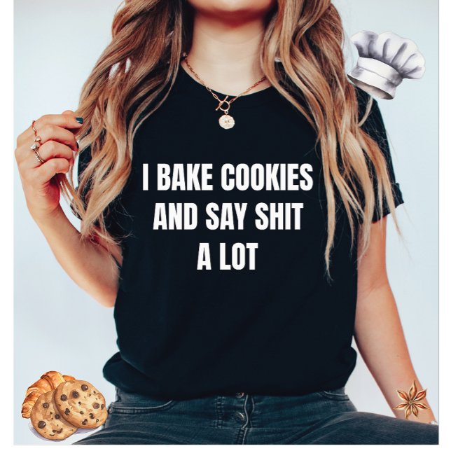 T-shirt Baking Drôle Cookie Tee (Créateur téléchargé)