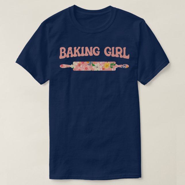 T-shirt Baking Girl - Baking Muffins Cookie Cupcakes Baker (Design devant)