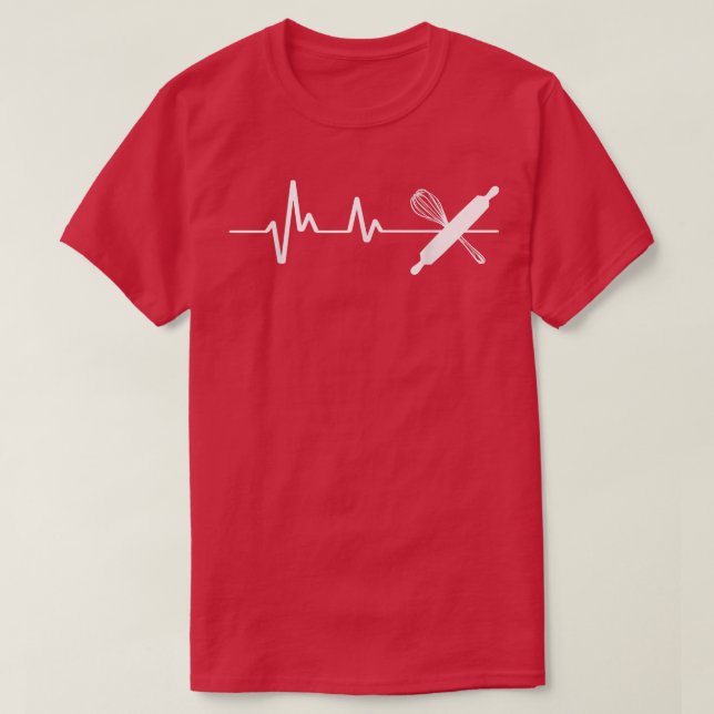 T-shirt Baking hearbeat (Design devant)