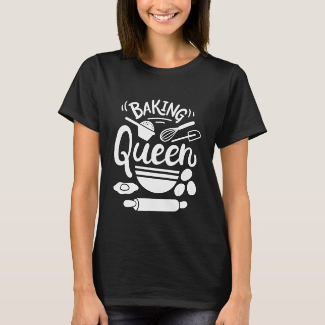 T-shirt Baking Queen Baker (Devant)