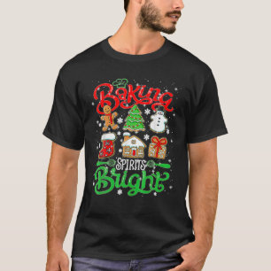 T-shirt Baking Spirit Bright Donut Christmas Tree Xmas Coo