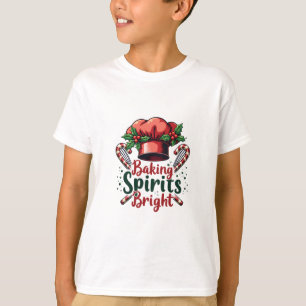 T-shirt Baking Spirits Bright Funky Baking Chef Baker