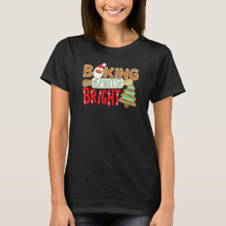 T-shirt Baking Spirits Bright Noël Cookies Noël