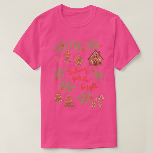T-shirt Baking Spiritueux (Design devant)