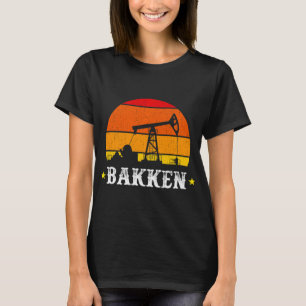 T-shirt bakken forage de puits grunge poubelle Premium