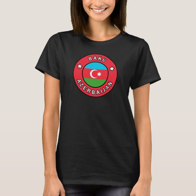 T-shirt Bakou Azerbaïdjan (Devant)