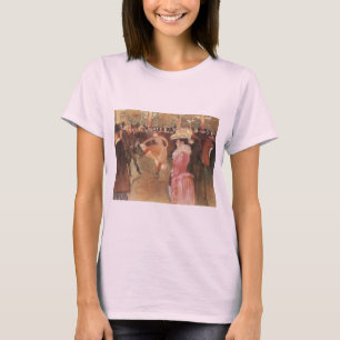 T-shirt Bal au Nightclub par Toulouse Lautrec