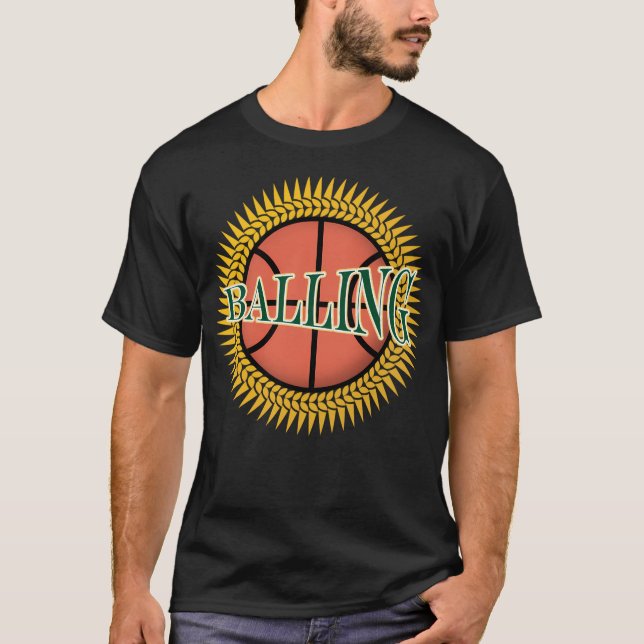 T-shirt Bal (blanc) (Devant)