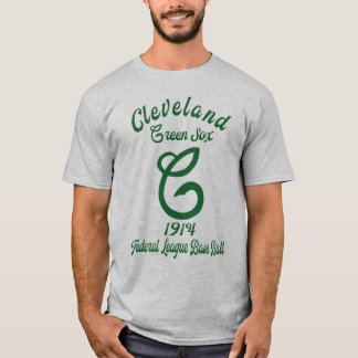 T-shirt Bal de base de la ligue fédérale Cleveland Green S