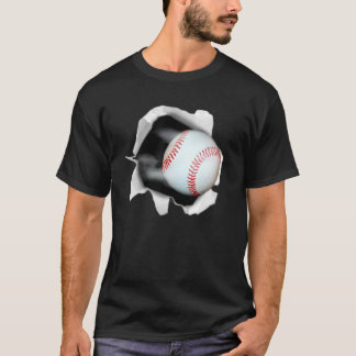 T-shirt Bal De Baseball Hommes Femmes Garçons Filles Enfan