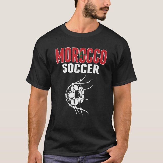 T-shirt Bal De Football Marocain Sur Net Sup De Football M (Devant)