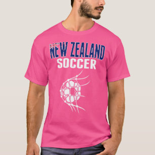 T-shirt Bal De Football Néo-Zélandais Sur Net Kiwi Footbal
