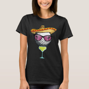 T-shirt Bal De Golf Cinco De Mayo Avec Sombrero Margar