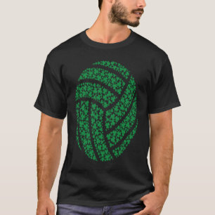 T-shirt Bal de volley-ball shamrock St Patrick's Day Irish