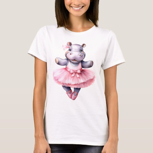 T-shirt Bal hippo de danse (Devant)