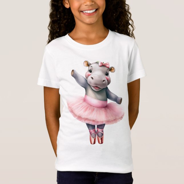 T-Shirt Bal hippo de danse (Devant)