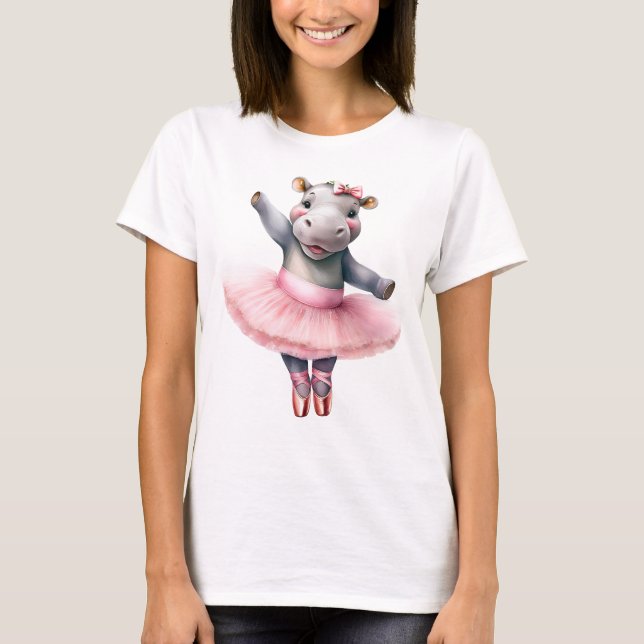 T-shirt Bal hippo de danse (Devant)