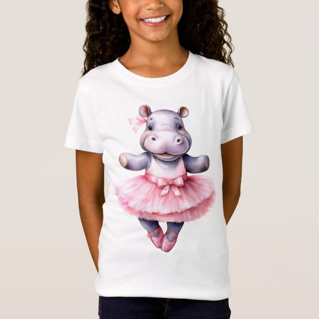 T-Shirt Bal hippo de danse (Devant)