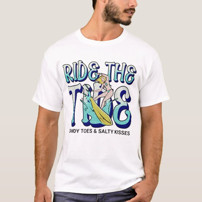 T-shirt Balade à marée Surf (Devant)