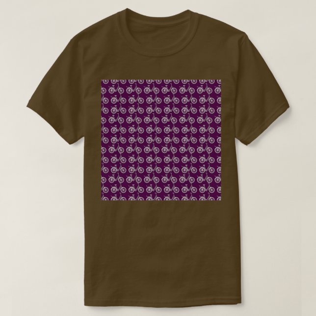 T-shirt Balade à vélo Cou Gaiter Purple Vélo Cou Gator (Design devant)