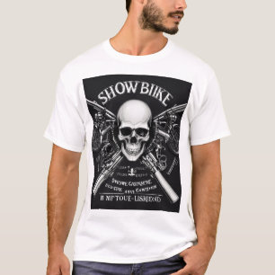 T-shirt Balade à vélo en style ou puissance pédale