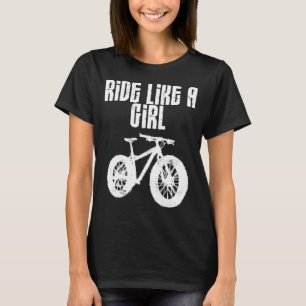 T-shirt Balade Comme Une Fille VTT Vélo Montagne