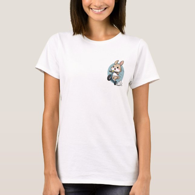 T-shirt Balade de Lapin Heureux (Devant)