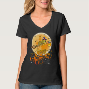 T-shirt Balade de léopard sorcière fusil de chasse lune vi