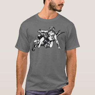 T-shirt Balade d'oiseaux hirondelles vintage